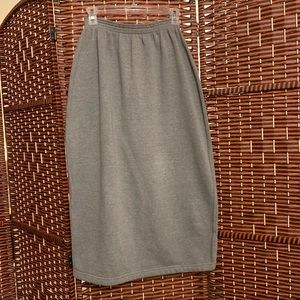 Vintage LIZ WEAR Sweat skirt! Comfy fitted skirt L